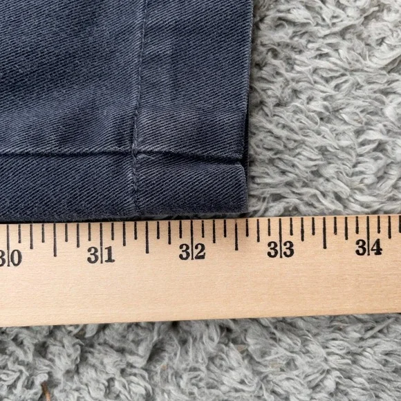 VTG Polo Ralph Lauren Pants Mens 40x34 Fits 38x33 Blue Andrew Pleated Chino - Picture 6 of 10